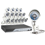 16 Channel Real-Time DVR Security System with 2TB HDD & 16 700TVL