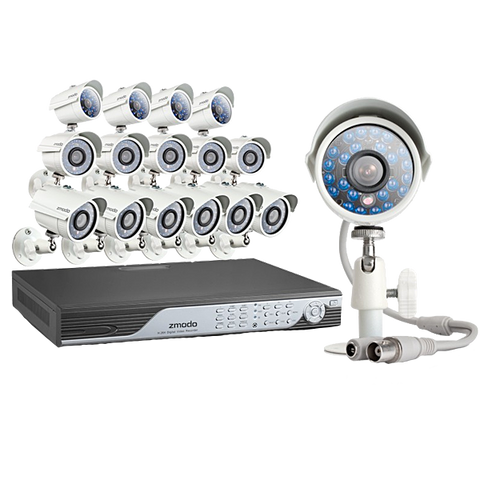 16 Channel Real-Time DVR Security System with 2TB HDD & 16 700TVL