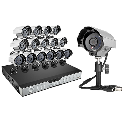 16 Channel CCTV Video Outdoor Surveillance System